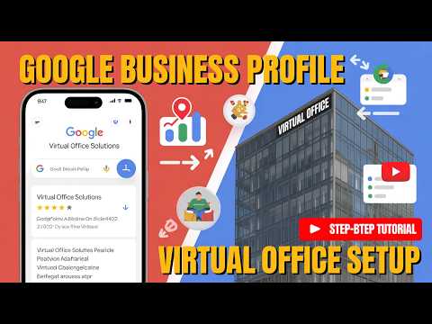 Shared modern office workspace illustrating virtual office questions