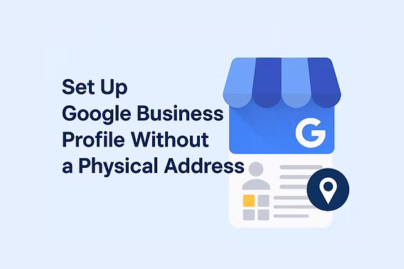 Small business workspace for a service-area business