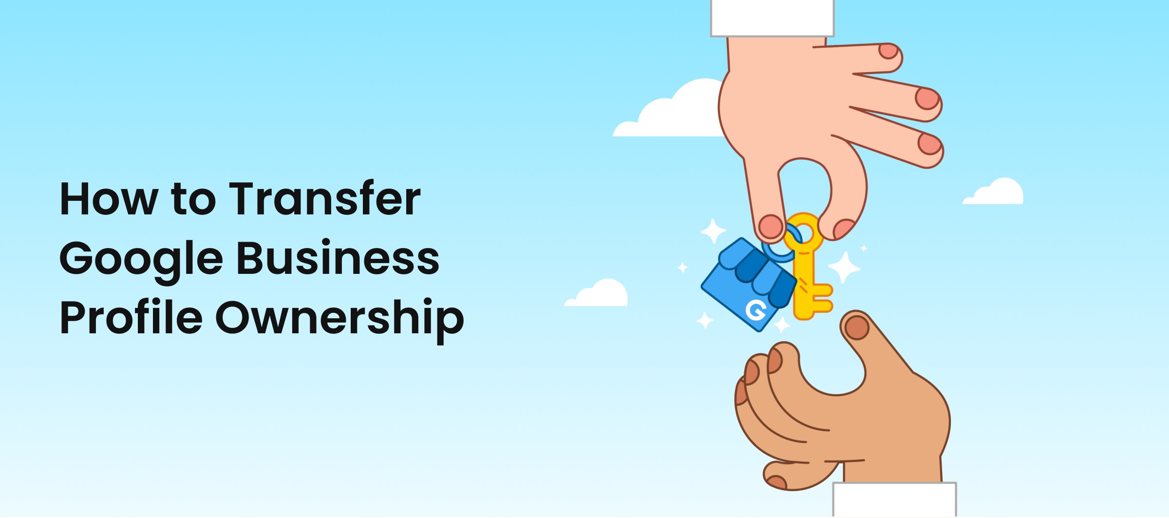 Business partners discussing a handover and responsibilities