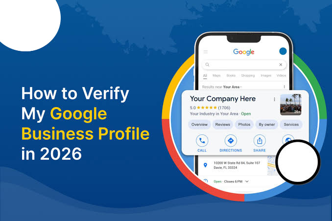 Professional business office prepared for business verification